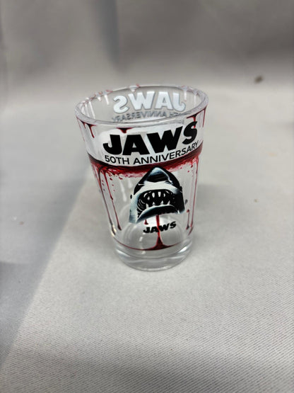 Jaws x 2 Pair 50th Anniversary Collectible Glasses