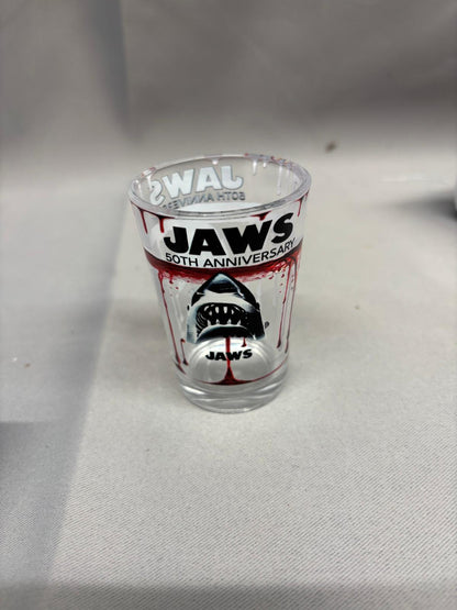Jaws x 2 Pair 50th Anniversary Collectible Glasses