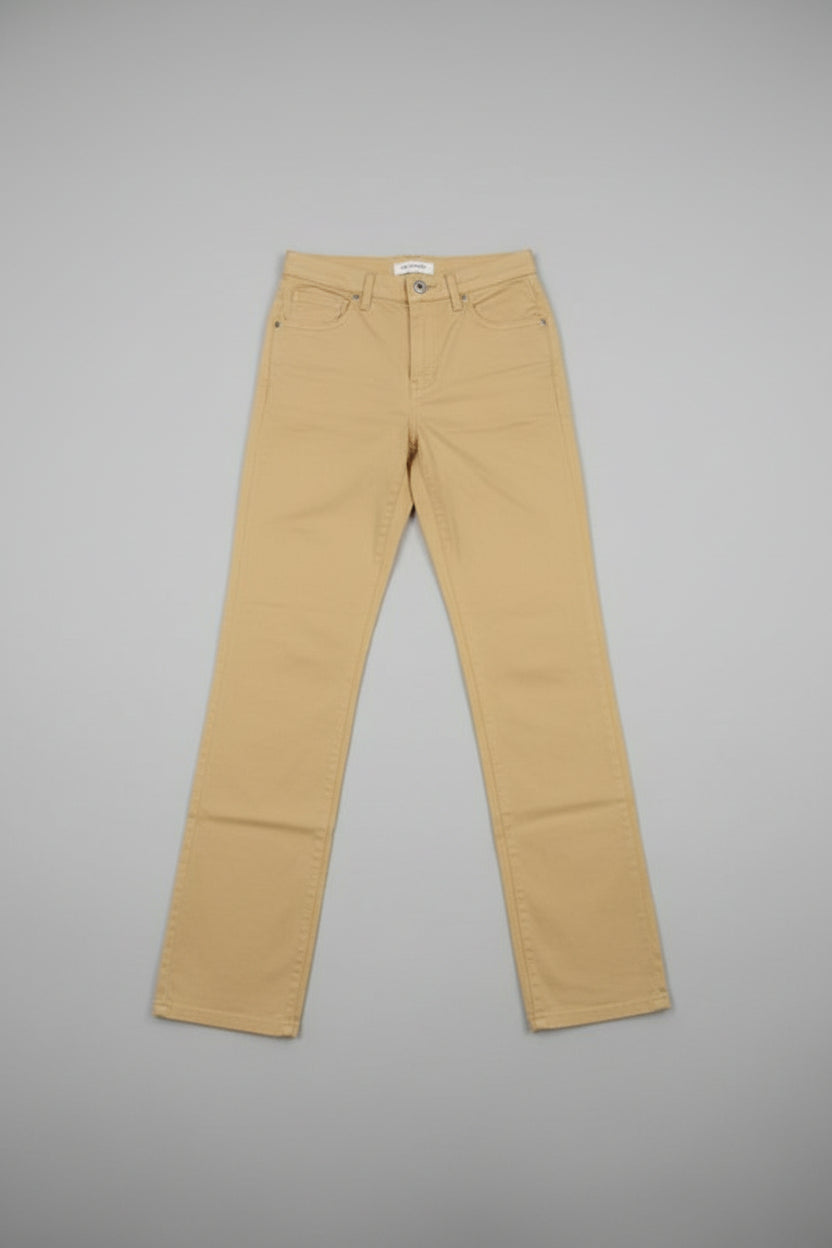 Beige Moschino Straight-Leg Jeans - UK 10 12 EU 38 40 - Very Good Used Condition - Women's