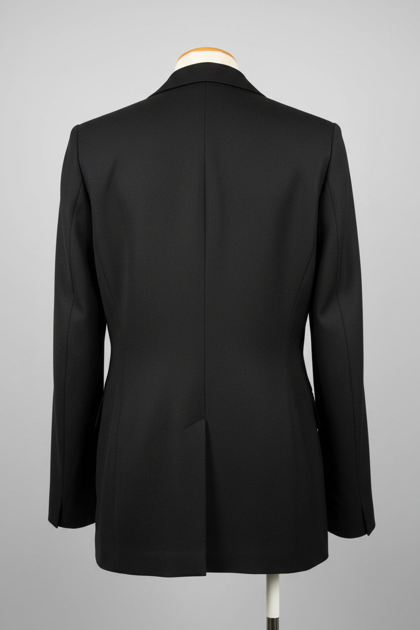 Joseph (M) Black Blazer Jacket Size Medium Double Breasted - GOOD USED CONDITION