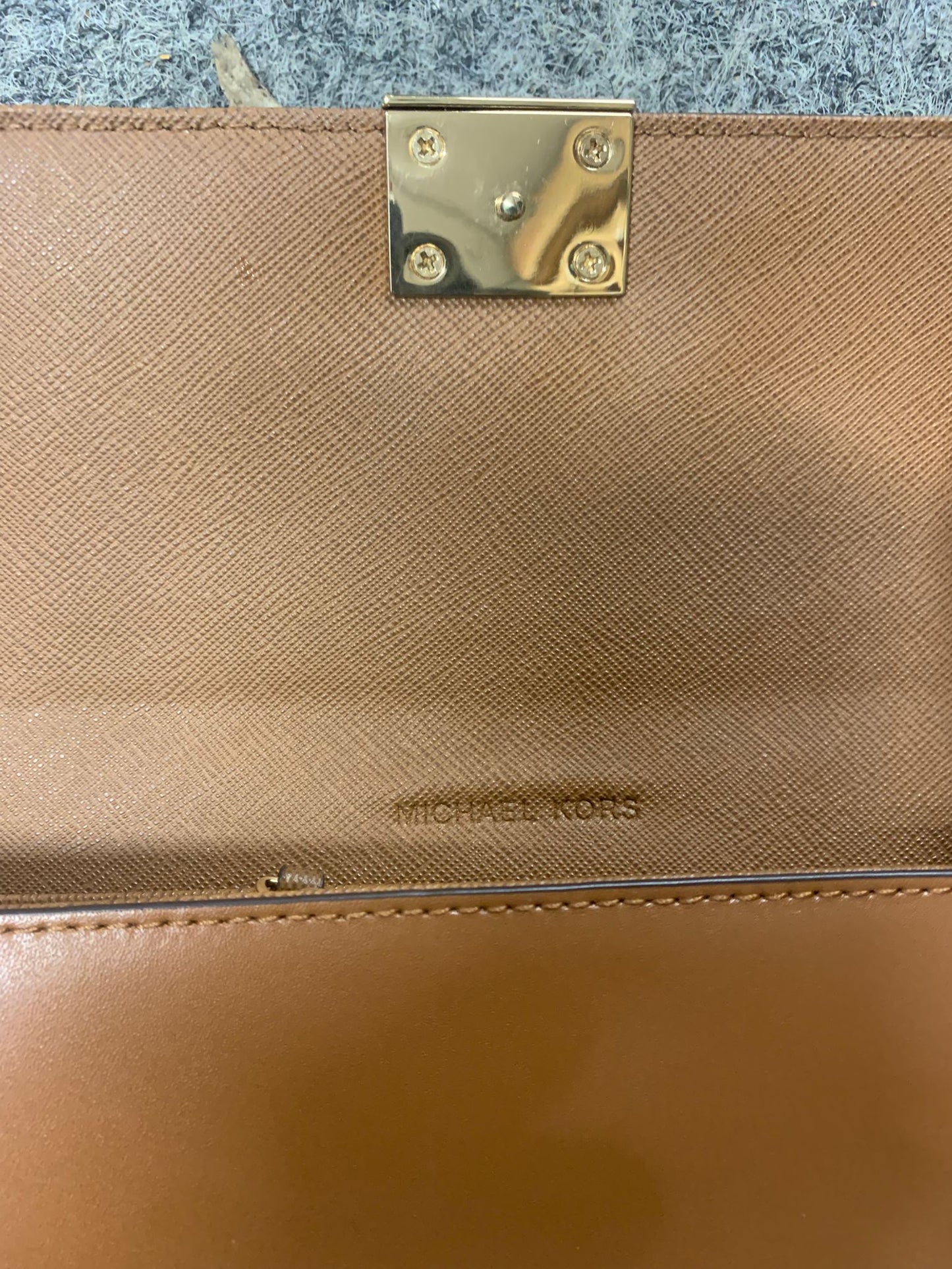 Micheal Kors Mindy Leather Wallet Brown