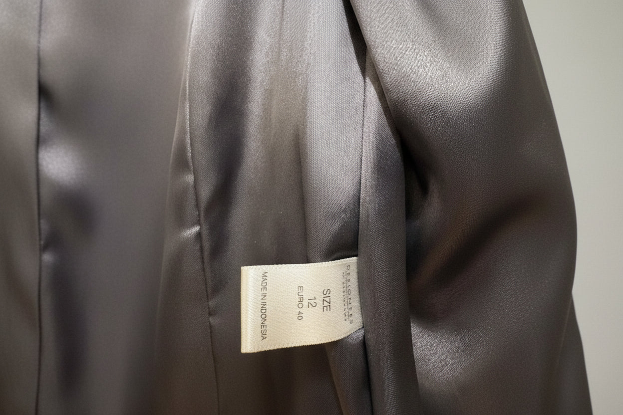 Rocha John Rocha Ladies 100% Black Leather Jacket - GOOD USED CONDITION