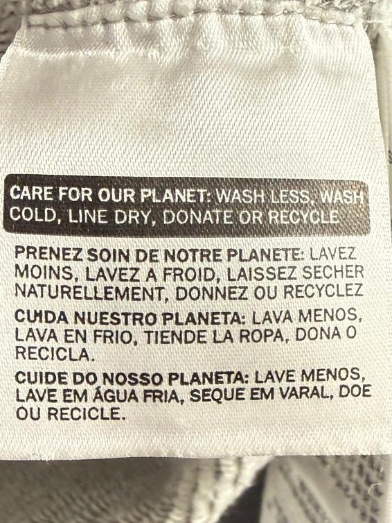 LEVI (S) Spell-Out Logo Grey Pull-Over Hoodie Hoody Jumper - GOOD USED CONDITION