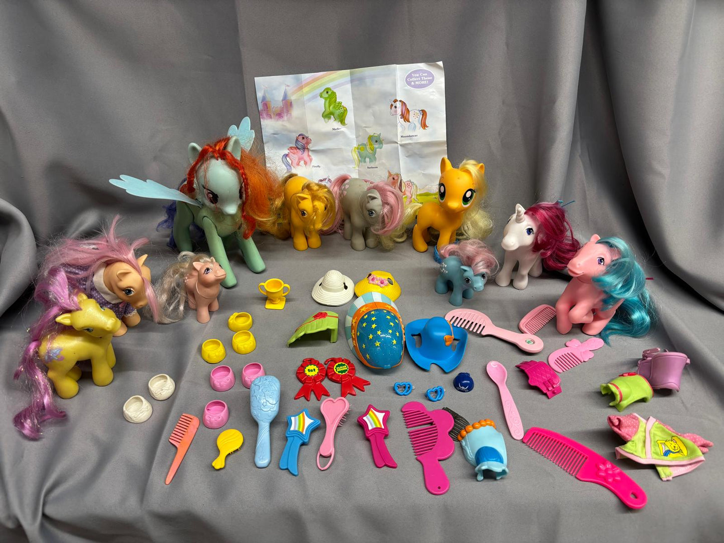 Vintage Job-Lot My Little Pony Bundle Toys Clothing Accessories