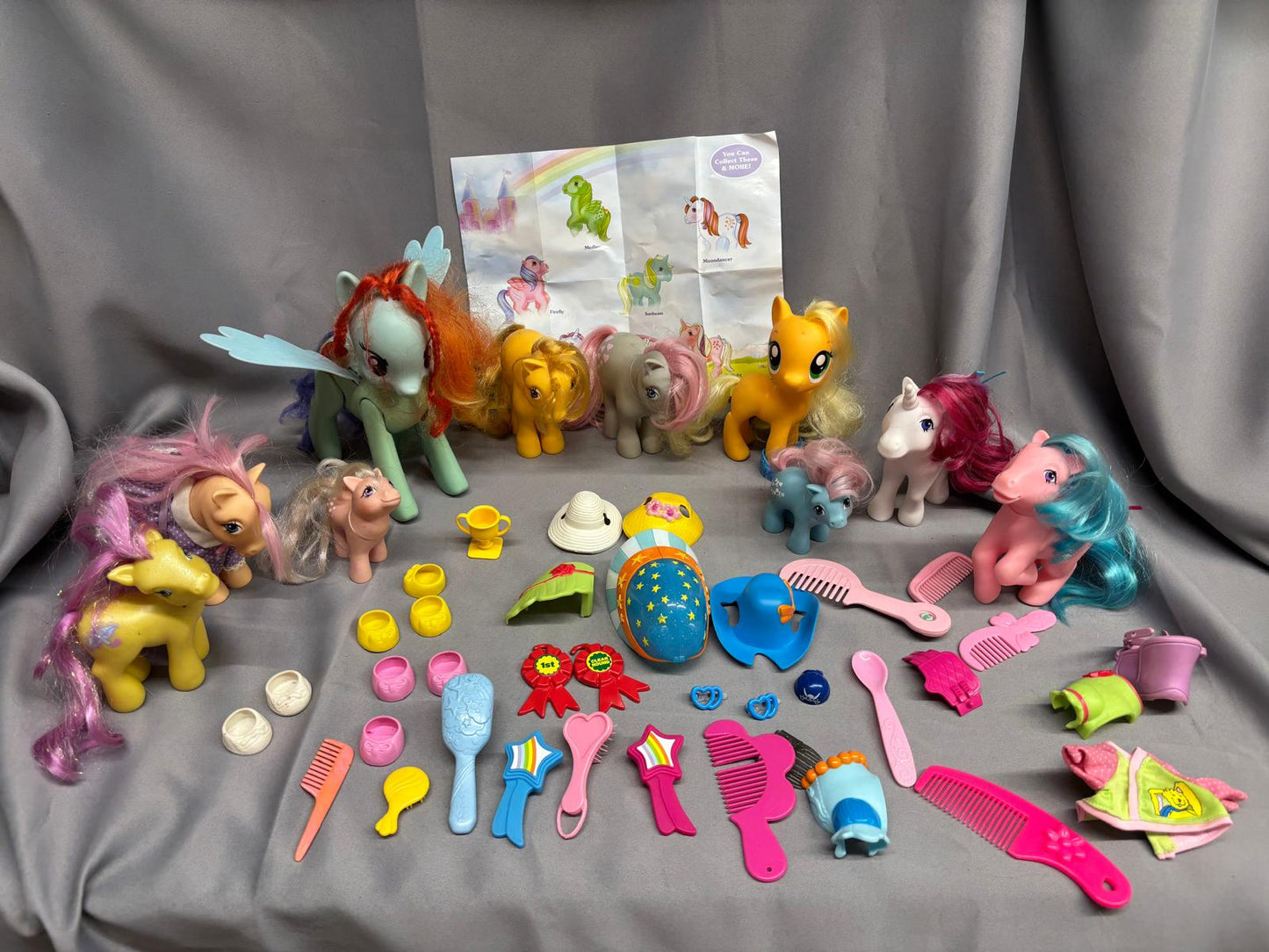 Vintage Job-Lot My Little Pony Bundle Toys Clothing Accessories