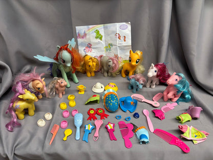 Vintage Job-Lot My Little Pony Bundle Toys Clothing Accessories