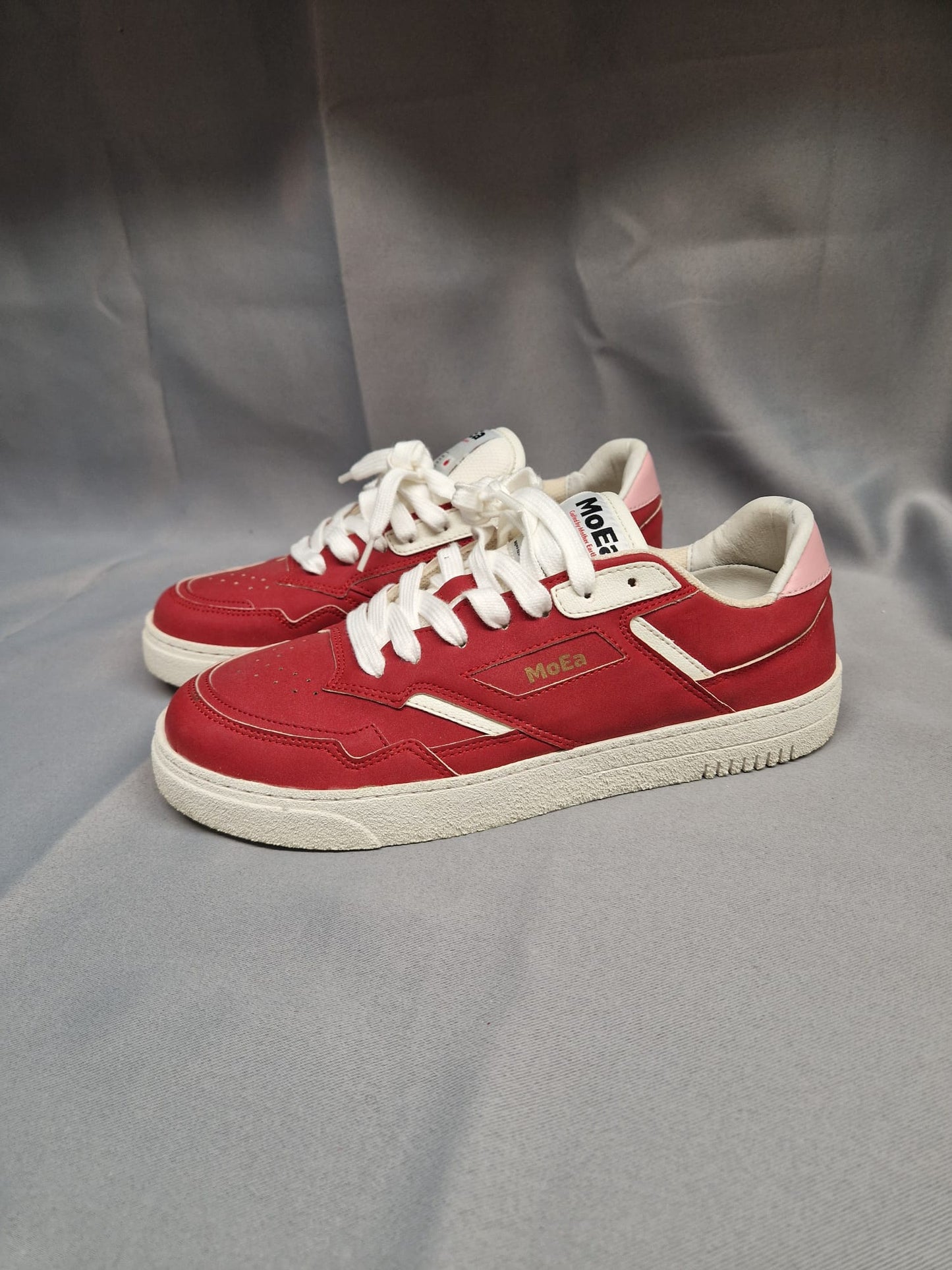 Mother Earth MoEa Red & Pink Gen9 Trainers UK 6 EU 39 Lace-Up Sneakers - GOOD USED CONDITION