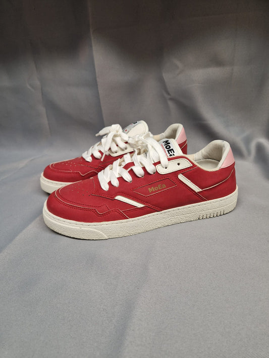 Mother Earth MoEa Red & Pink Gen9 Trainers UK 6 EU 39 Lace-Up Sneakers - GOOD USED CONDITION