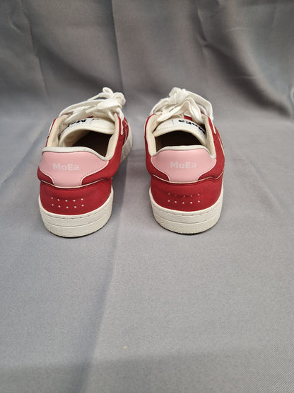 Mother Earth MoEa Red & Pink Gen9 Trainers UK 6 EU 39 Lace-Up Sneakers - GOOD USED CONDITION
