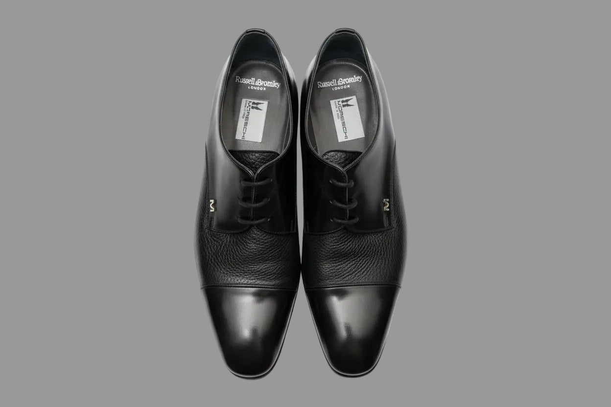 Moreshi Nimes Mens Formal Derby Shoes -USED VGC size 8
