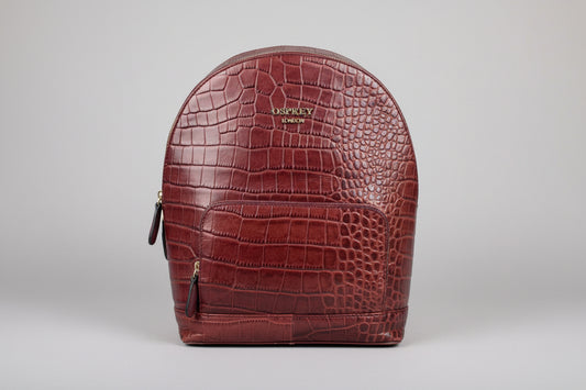 Osprey London Burgundy leather backpack