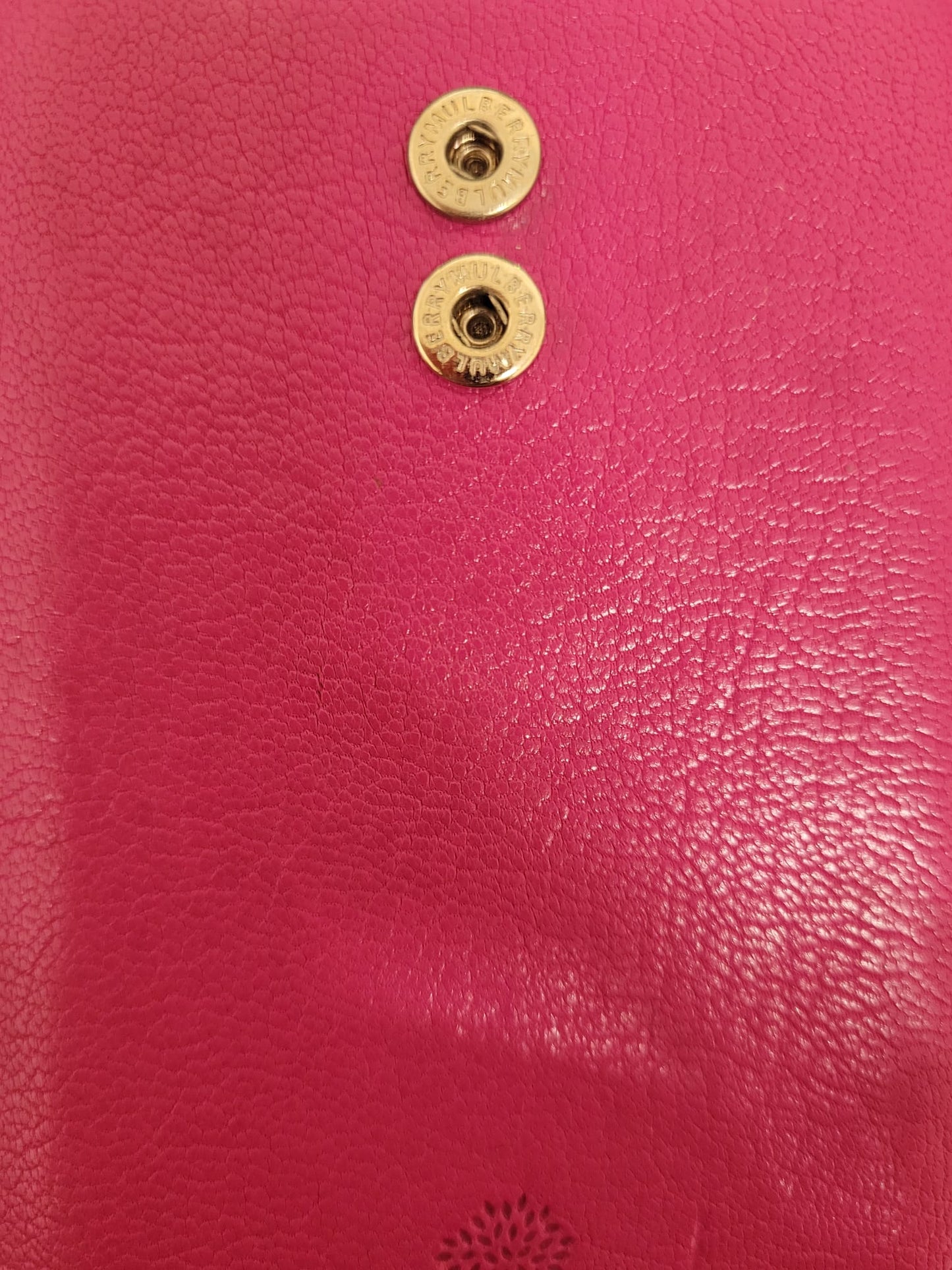 Mulberry Hot Fuchsia Pink I-Phone Case Holder - Good Used Condition