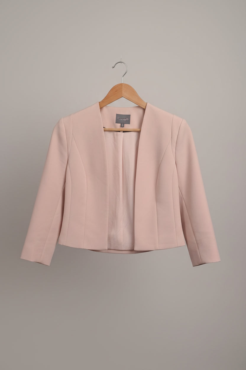 Phase Eight Blush Pink 3/4 Sleeve Special Occasion Jacket Blazer UK 10 EU 38