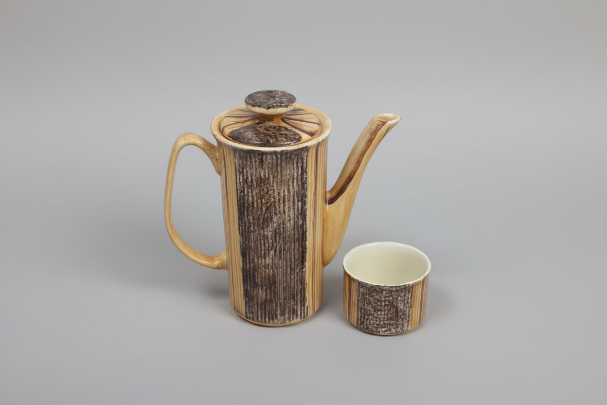 Vintage Price Kensington Phoenician coffee pot and sugar bowl- USED GOOD