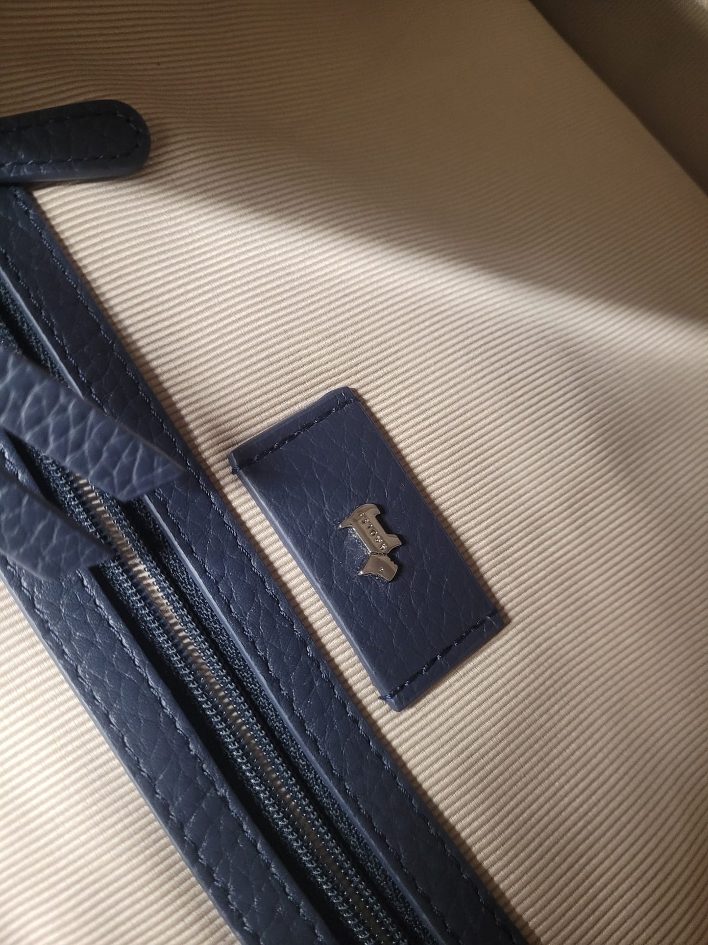 Radley Eaton Hall Large Leather Striped Shoulder Bag