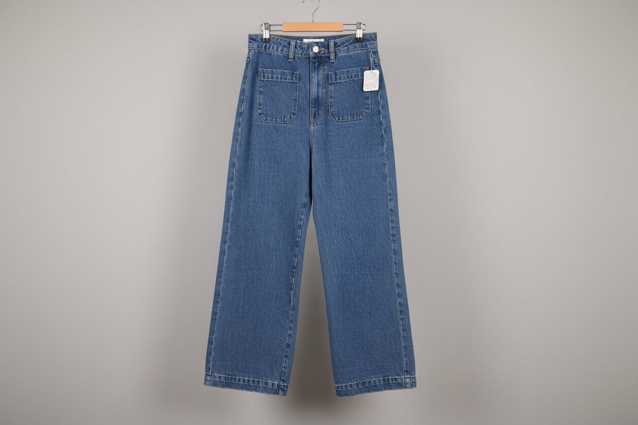BNWT Rolla's Free People Jeans - Size 25 High Rise Wide Leg - Aussie 7  NEW RRP $99.00
