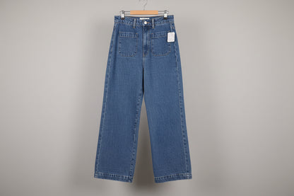BNWT Rolla's Free People Jeans - Size 25 High Rise Wide Leg - Aussie 7  NEW RRP $99.00