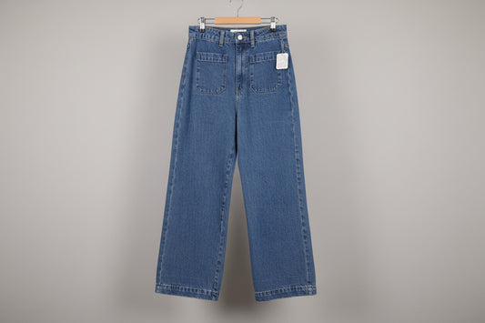 BNWT Rolla's Free People Jeans - Size 25 High Rise Wide Leg - Aussie 7  NEW RRP $99.00