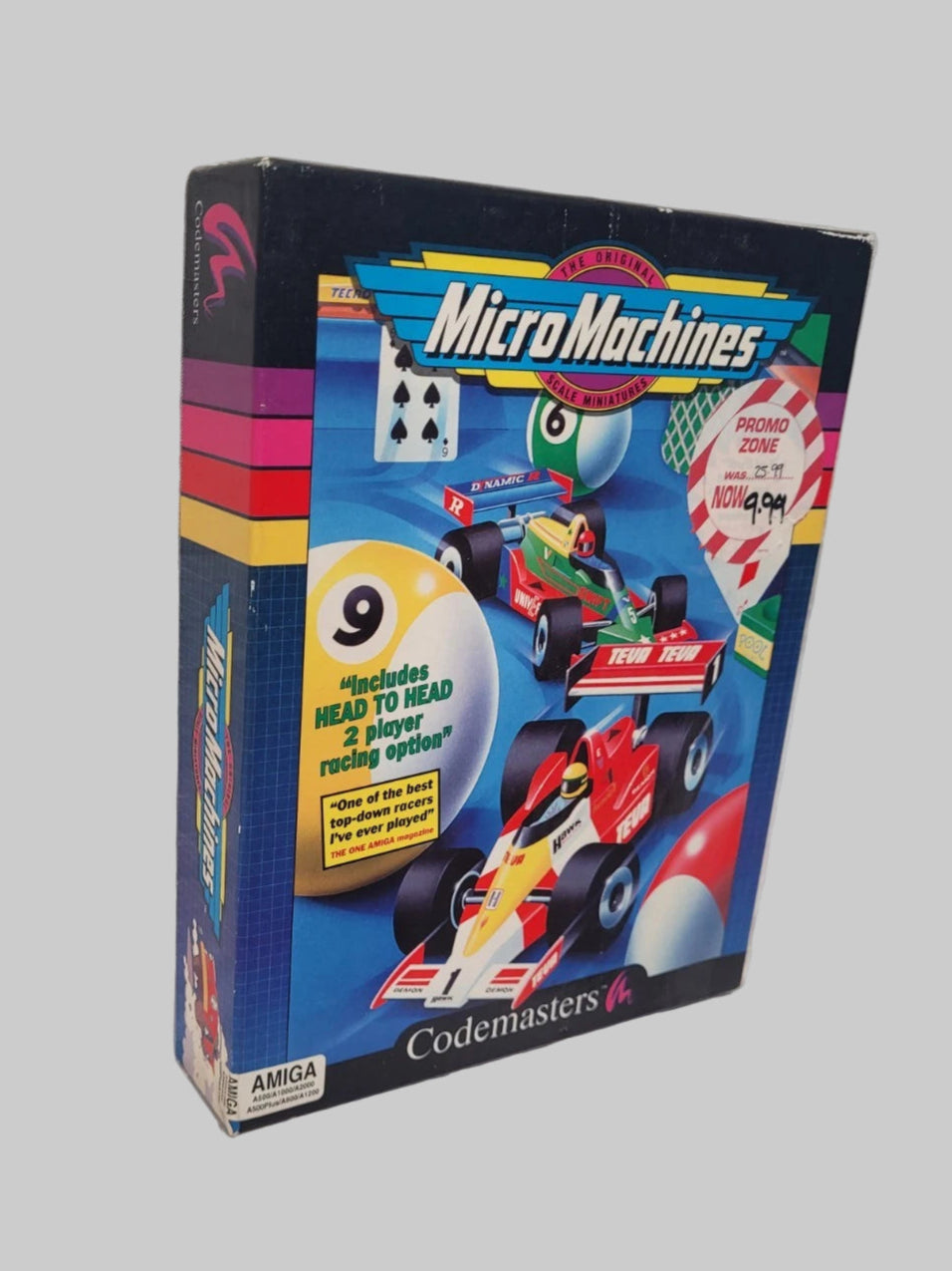 Micro Machines - SEGA Master System - The Game World - Amiga Boxed - UNTESTED