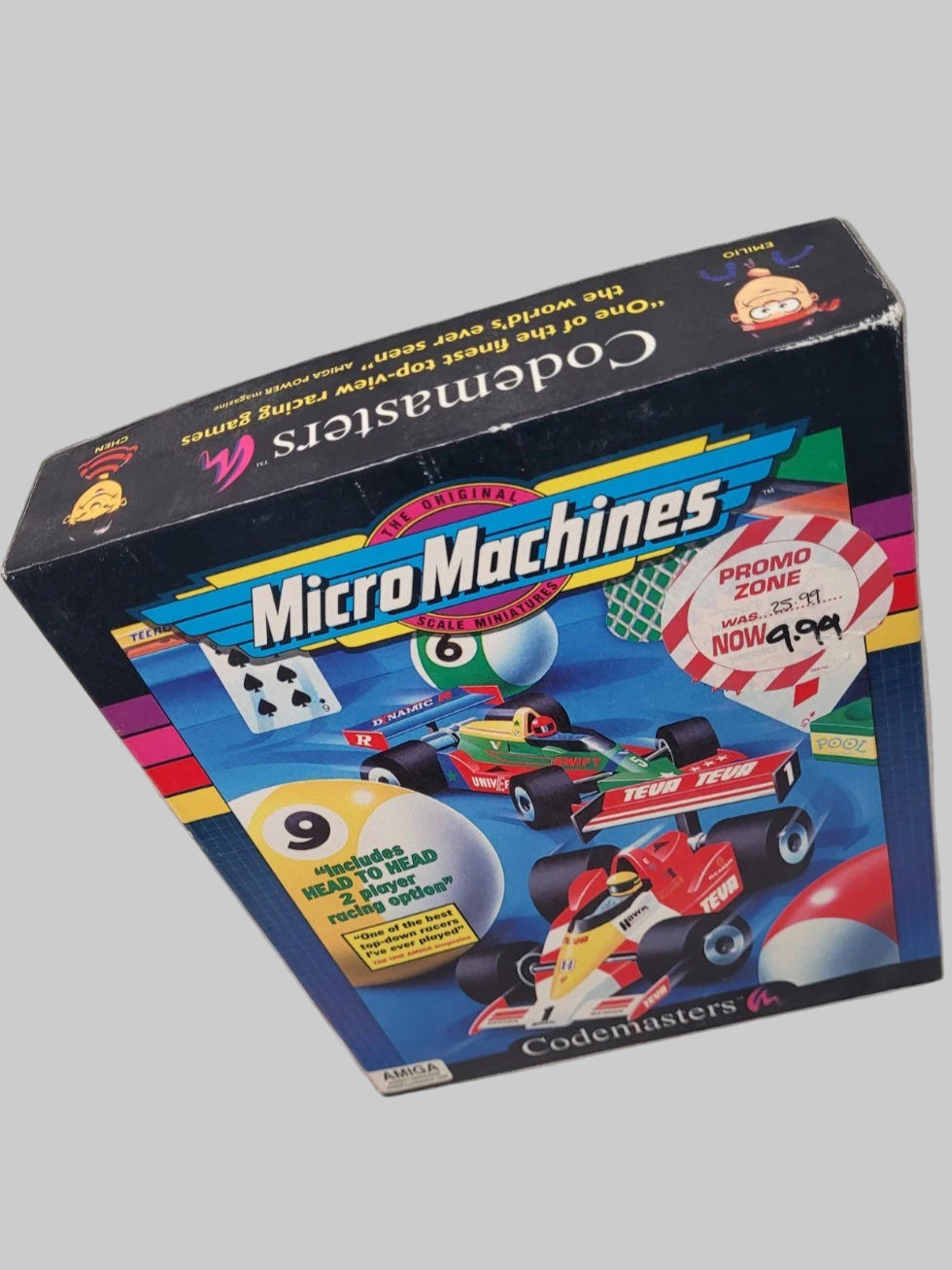 Micro Machines - SEGA Master System - The Game World - Amiga Boxed - UNTESTED