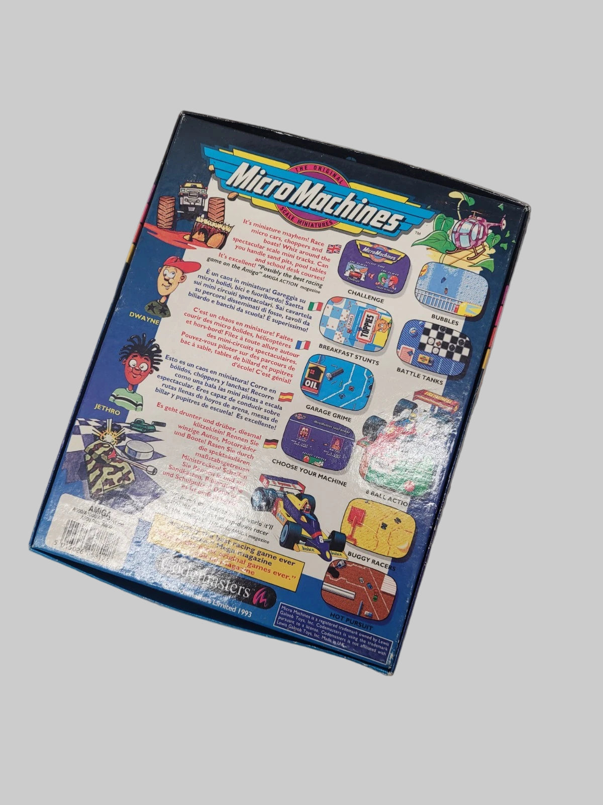 Micro Machines - SEGA Master System - The Game World - Amiga Boxed - UNTESTED