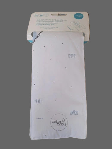 BNWT Ceba Baby Folding Padded Changing Mat - White - 60 x 40 CM
