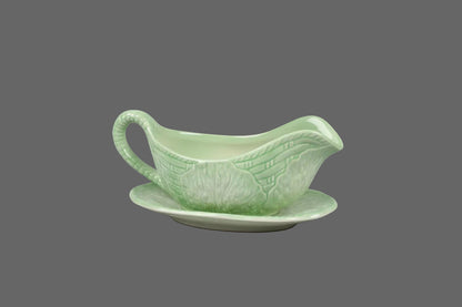 Vintage Beswick cabbage leaf sauce boat