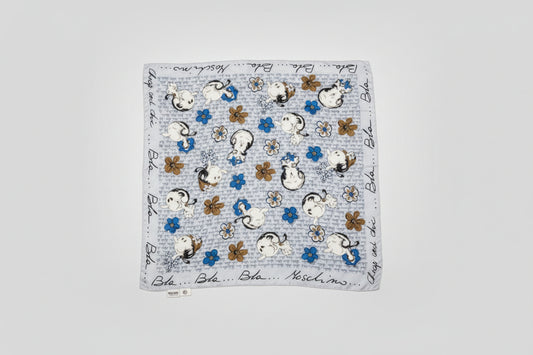 Moschino Vintage silk Scarf, 100% silk Good used condition