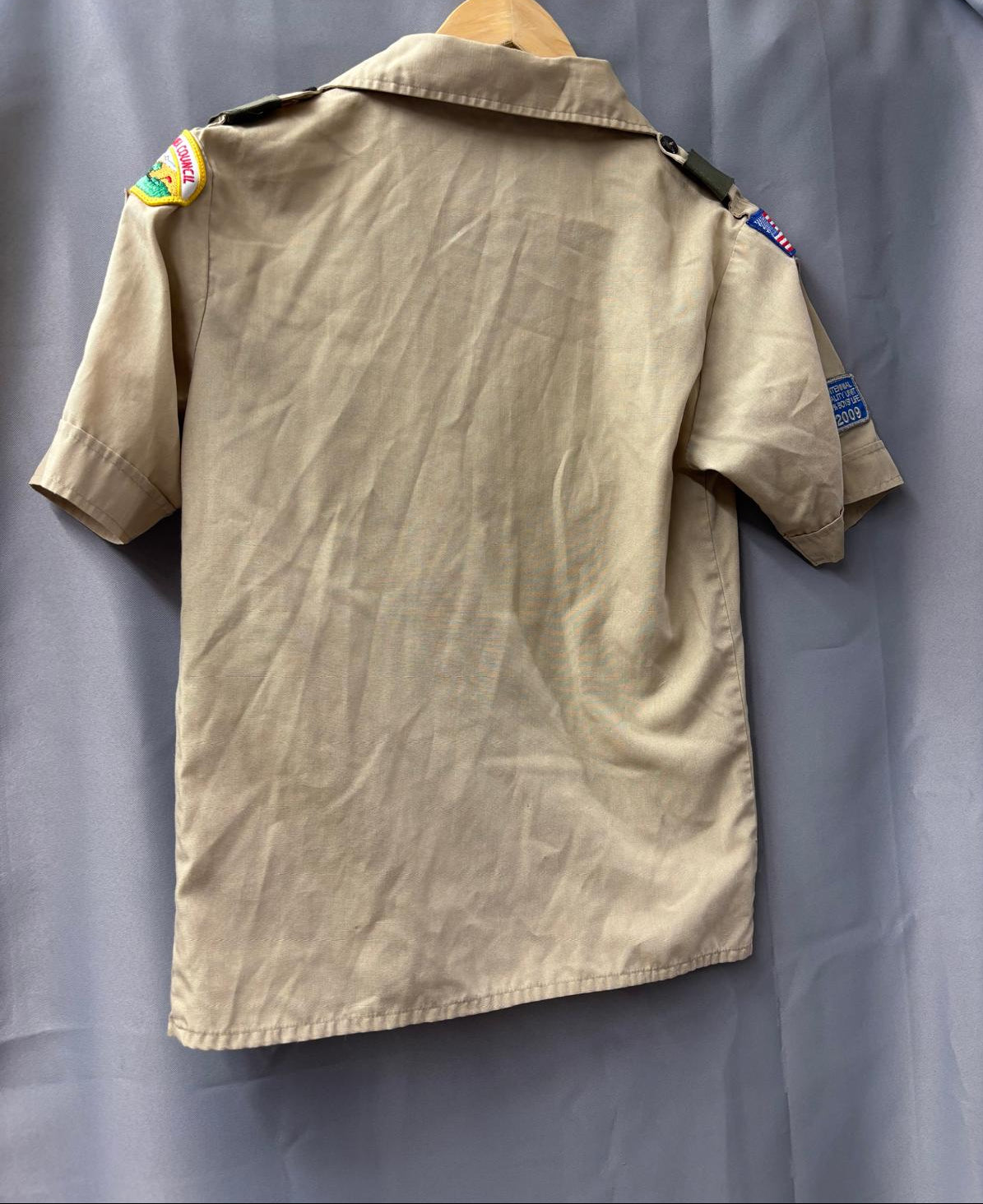 Boys Scouts of America Beige Shirt Patches Badges