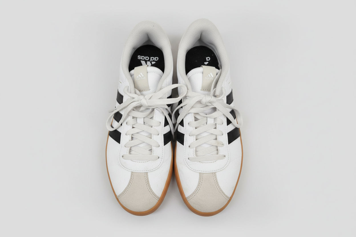 Adidas VL Court 3.0 Trainers - Suede / Leather - Sportswear Cushion Skate - UK 8 EU 42