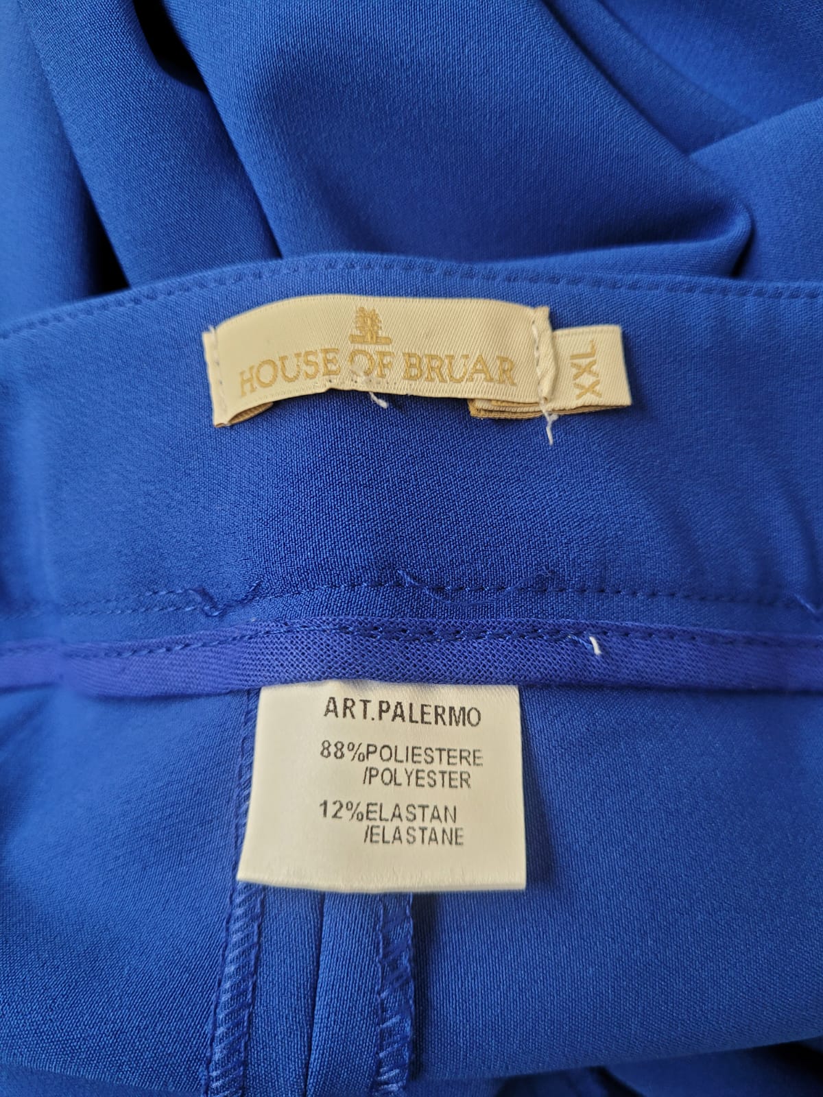 New House Of Bruar Blue Trousers Suit Set Large  / Extra Large Blazer Set