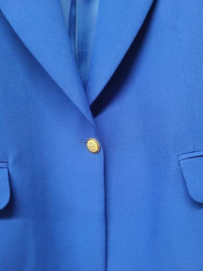 New House Of Bruar Blue Trousers Suit Set Large  / Extra Large Blazer Set