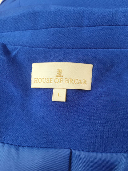New House Of Bruar Blue Trousers Suit Set Large  / Extra Large Blazer Set