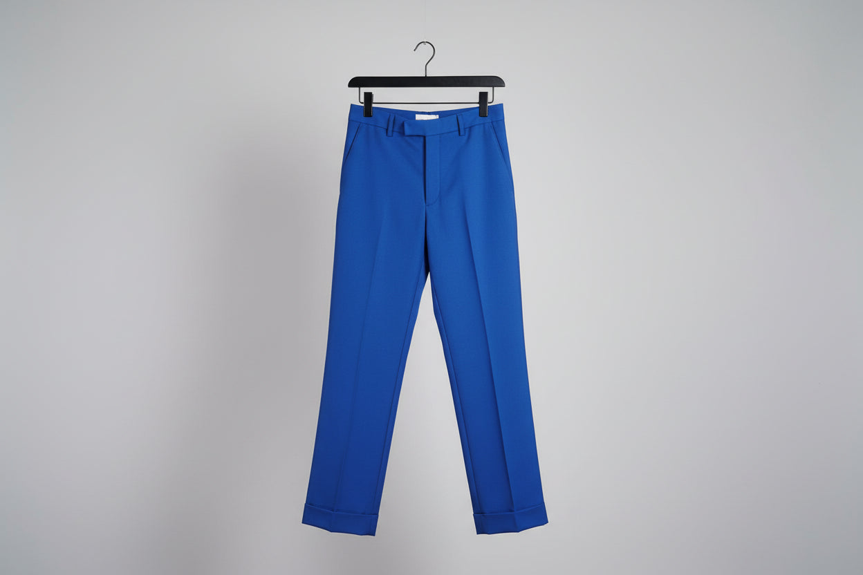 New House Of Bruar Blue Trousers Suit Set Large  / Extra Large Blazer Set