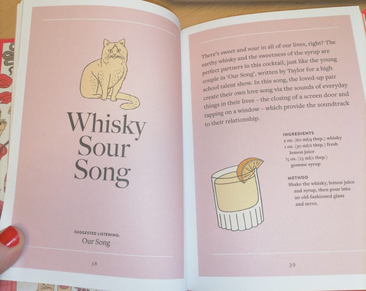 'Shake it up' - Cocktails Inspired by The Music of Taylor Swift Book - GOOD USED CONDITION