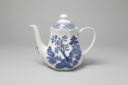 Royal Staffordshire J&G Meakin Ironstone Willow Teapot-NEW