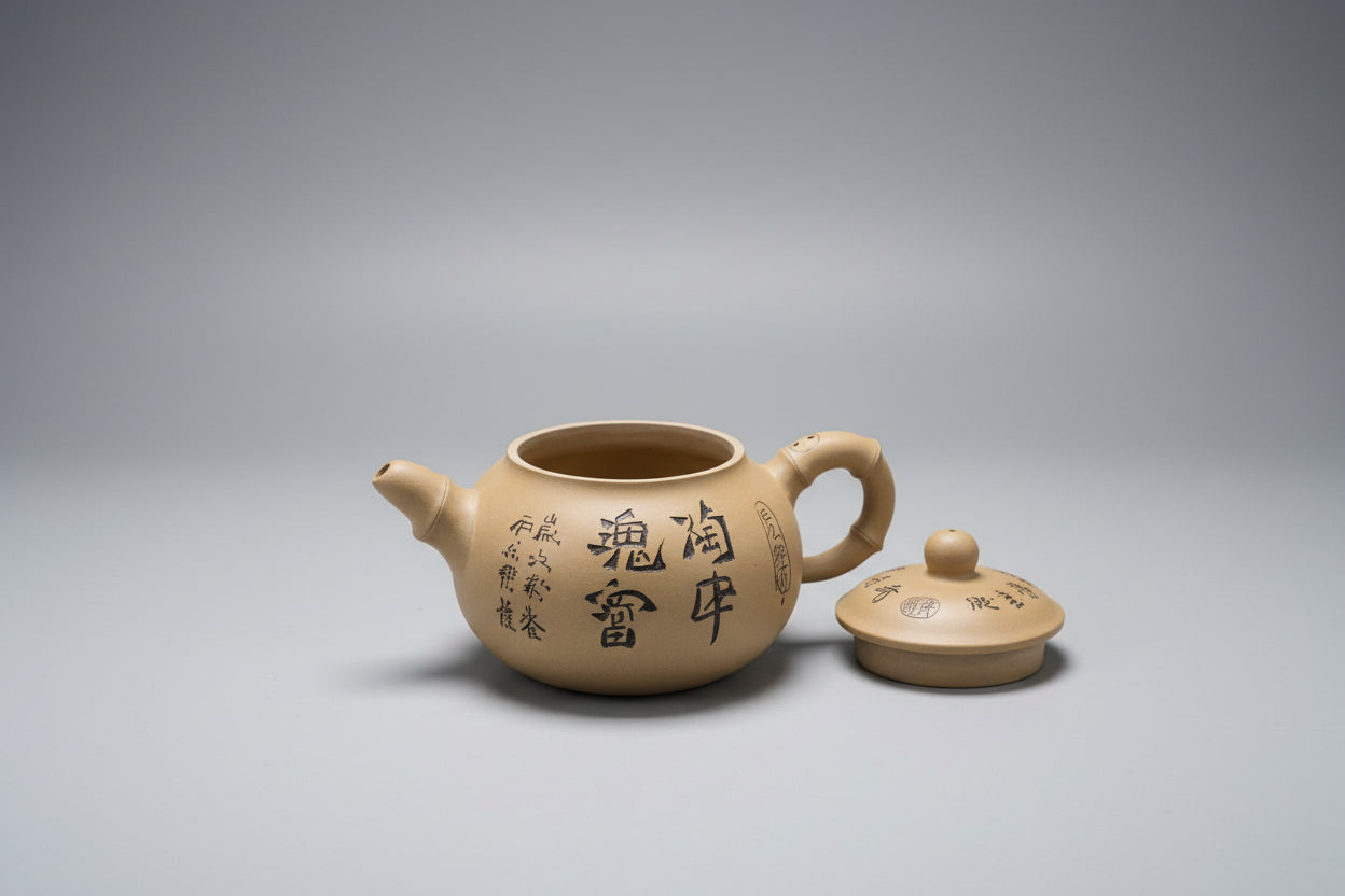 Chinese Yixing Clay Decorative Tea-pot - GOOD USED CONDITION
