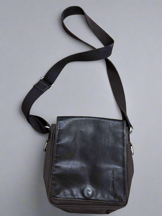 Texier Men's Brown Messenger Bag