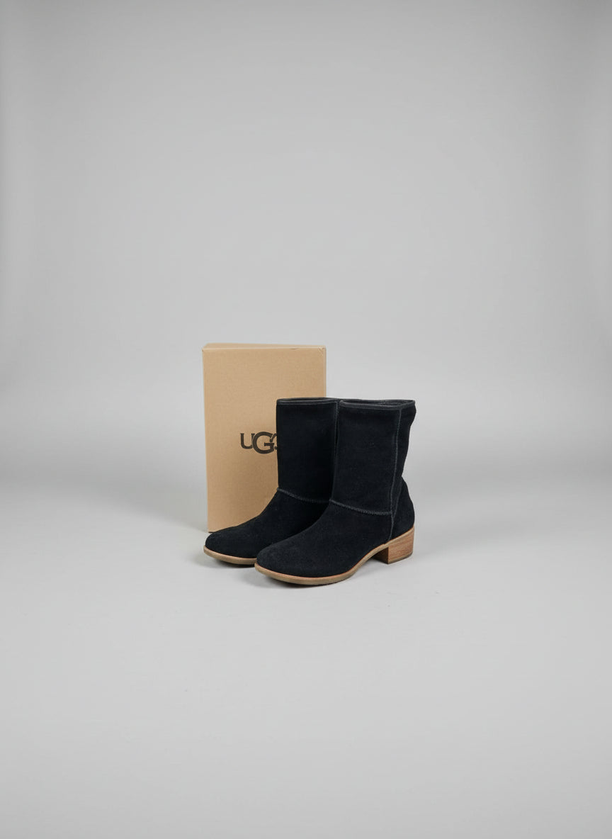 Ugg Cyrinda Black Suede Boots