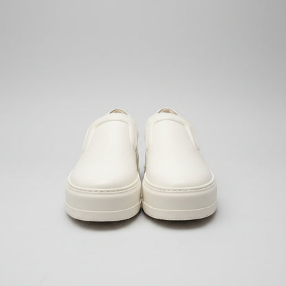 VAGABOND 'Judy' White Leather Slip-On Platform Flatform Trainers Sneakers - In Box - Great Used Condition