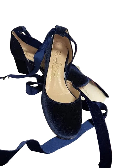 Midnight Blue Hetty -  Harriet Wilde party Heel size 31/2 Worn once RRP £230.00