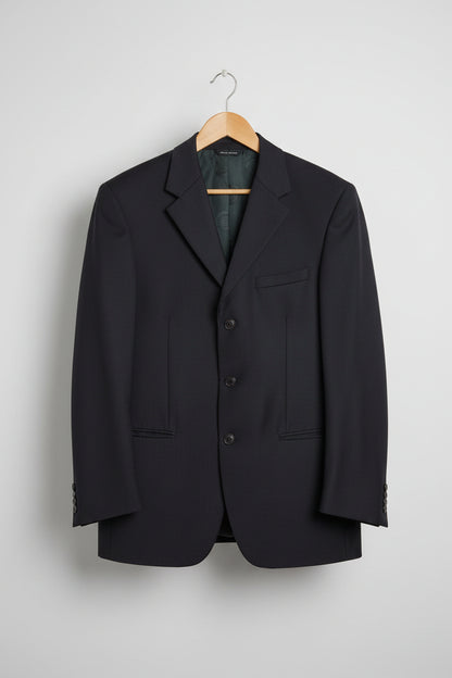 Versus Gianni Versace Black Blazer - Size 38/48 - Medium - Double Breasted Jacket