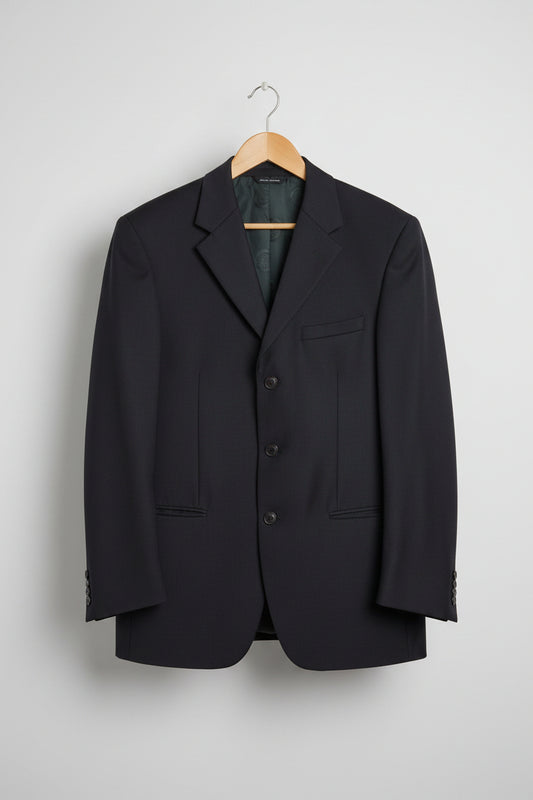 Versus Gianni Versace Black Blazer - Size 38/48 - Medium - Double Breasted Jacket