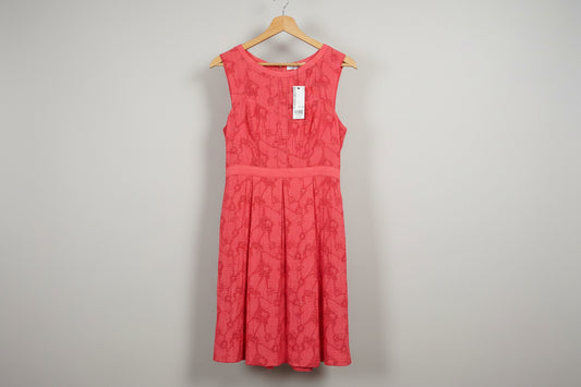 Spotlight by Warehouse Coral sleeveless dress SIZE 10 BNWT