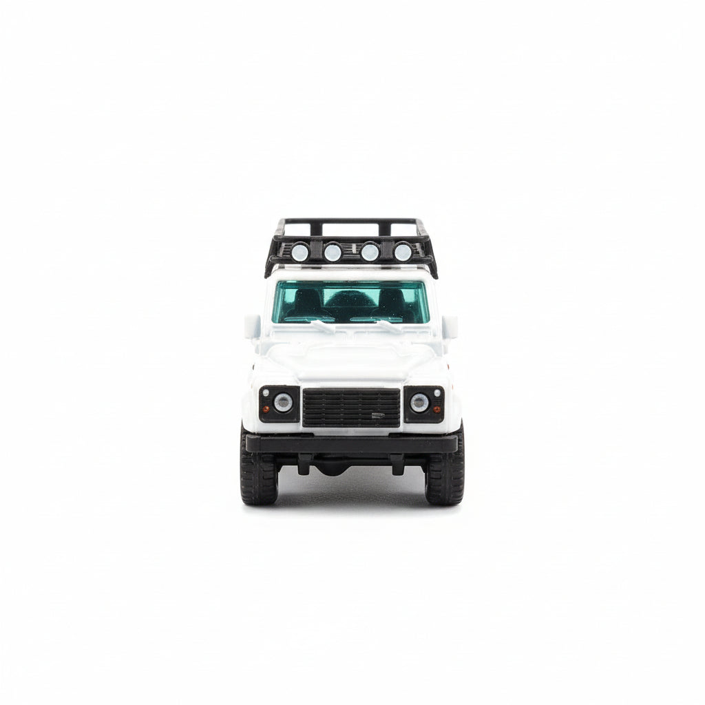 Matchbox Land Rover Defender 110 Truck 72/75 White Truck