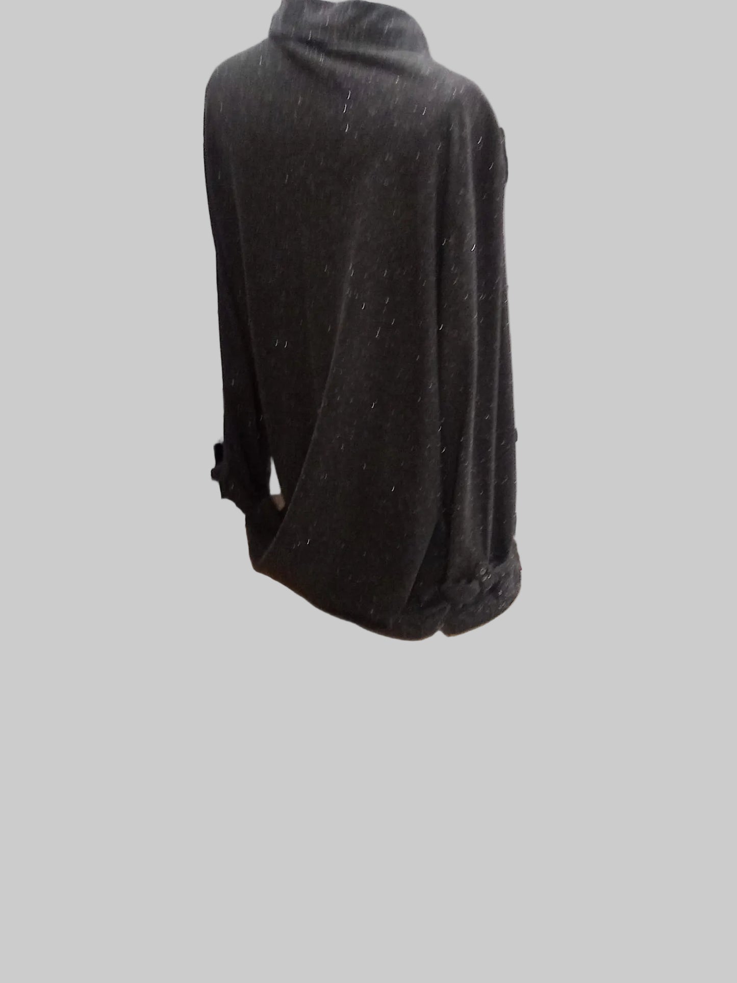 Charcoal Grey With Sparkle White Stuff Blouse Size UK 20 - GOOD USED CONDITION