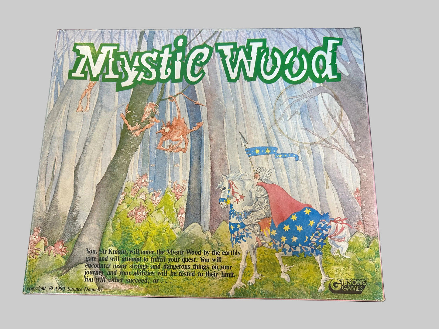 MYSTIC WOOD Board Game Terence Donnelly 1980 Gibsons Games